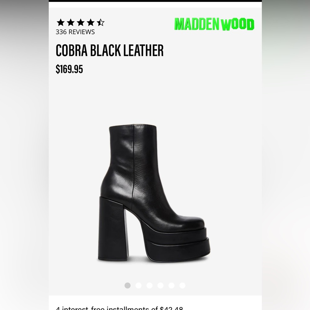 Steve Madden cobra boots